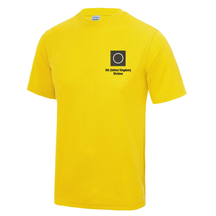 6th (United Kingdom) Division Polyester T-Shirt