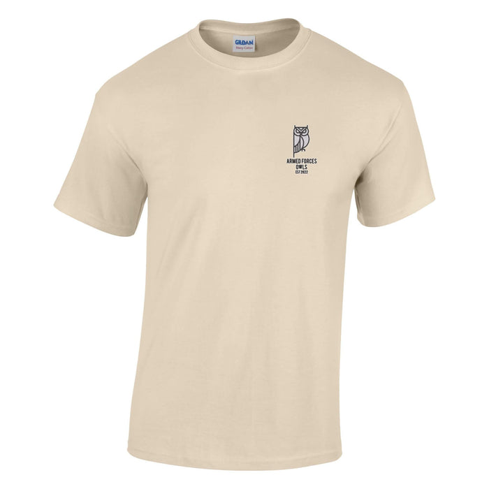 Armed Forces Owls Cotton T-Shirt