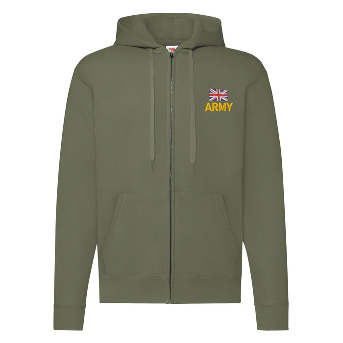 Army (New Logo) Zipped Hoodie