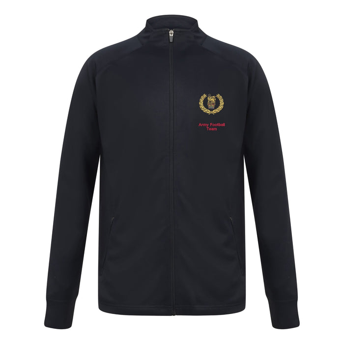Army Football Team Knitted Tracksuit Top