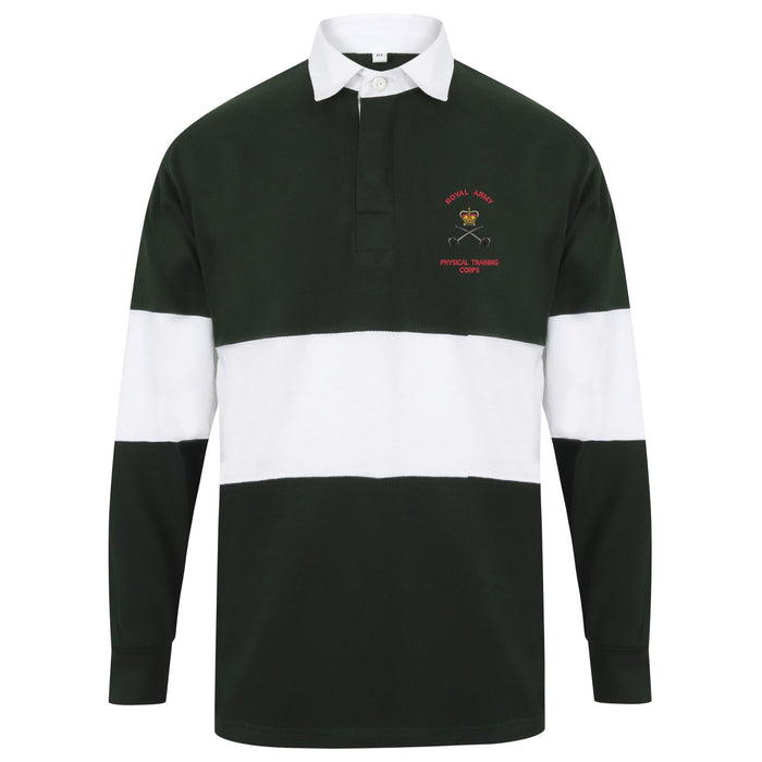 Army Physical Training Long Sleeve Panelled Rugby Shirt