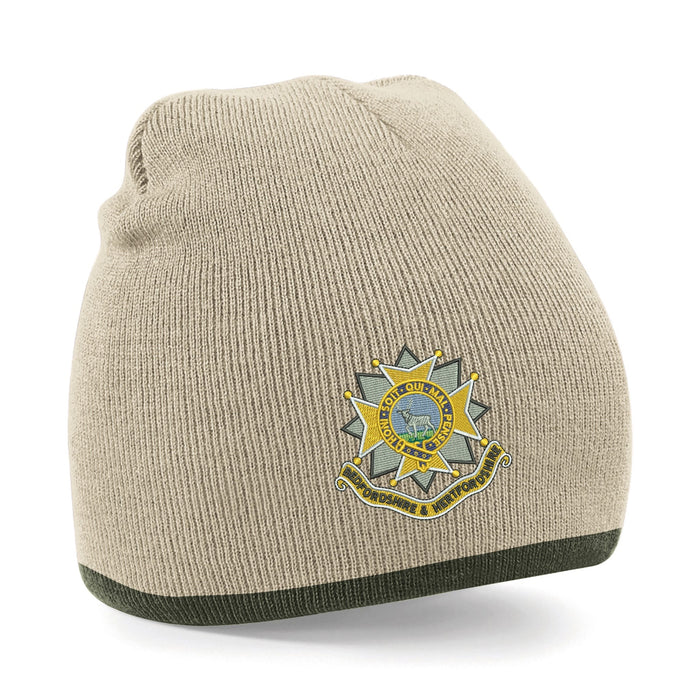 Bedfordshire and Hertfordshire Regiment Beanie Hat