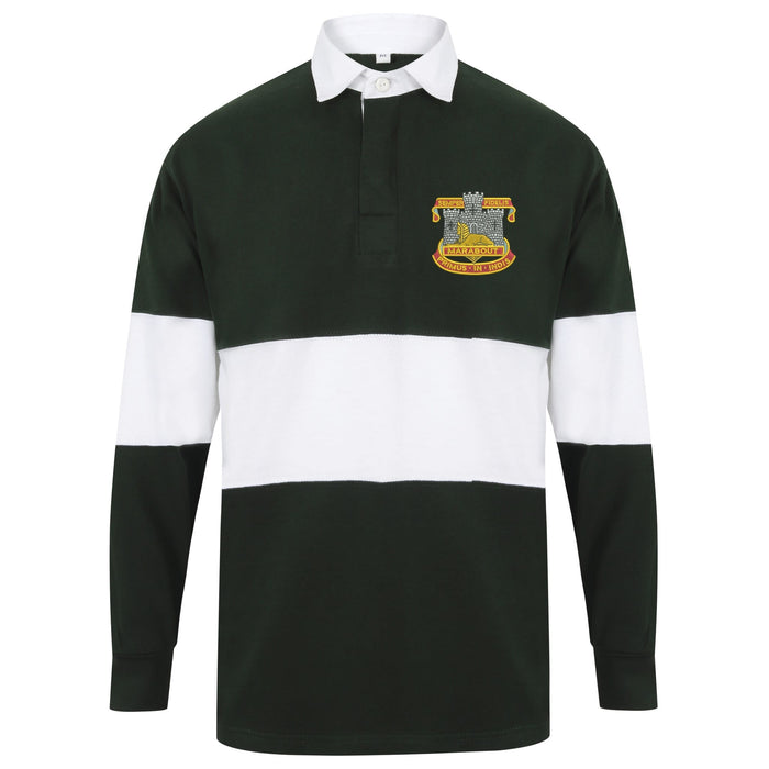 Devon and Dorset Regiment Long Sleeve Panelled Rugby Shirt