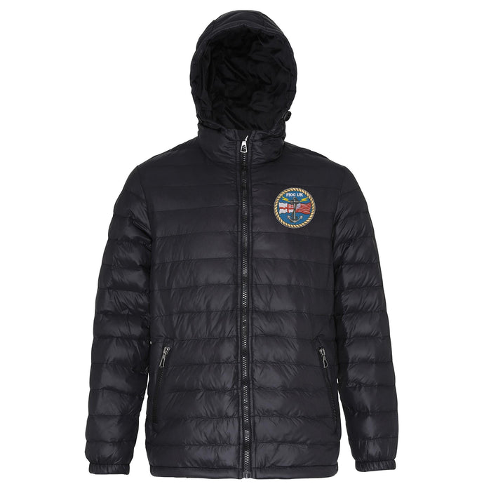 FIOC UK Hooded Contrast Padded Jacket