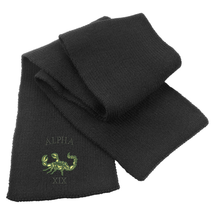 Green Howards Alpha Company Heavy Knit Scarf
