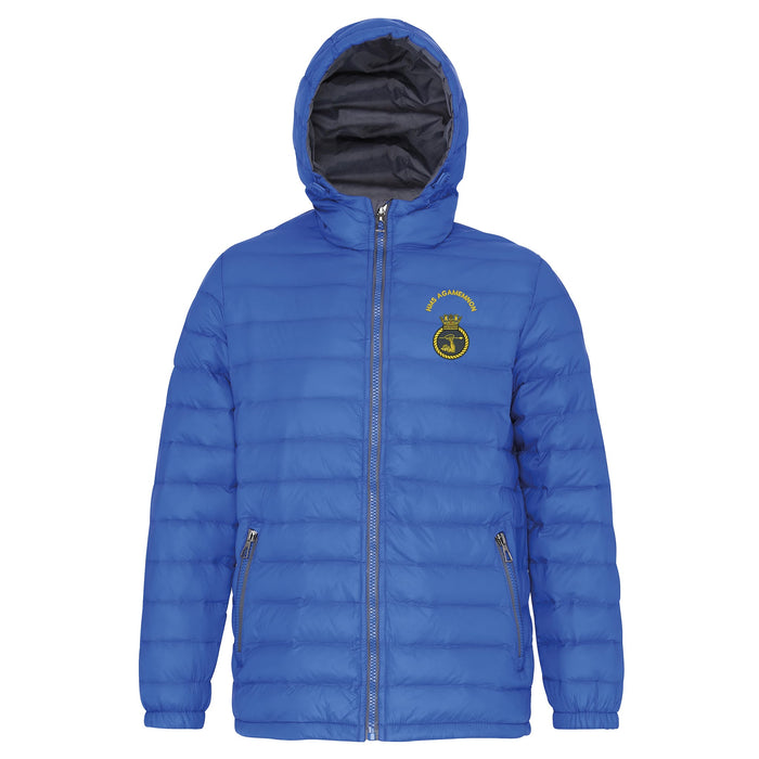 HMS Agamemnon Hooded Contrast Padded Jacket