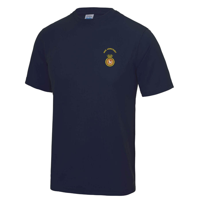 HMS Agincourt Polyester T-Shirt