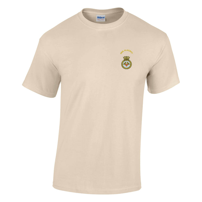 HMS Alacrity Cotton T-Shirt