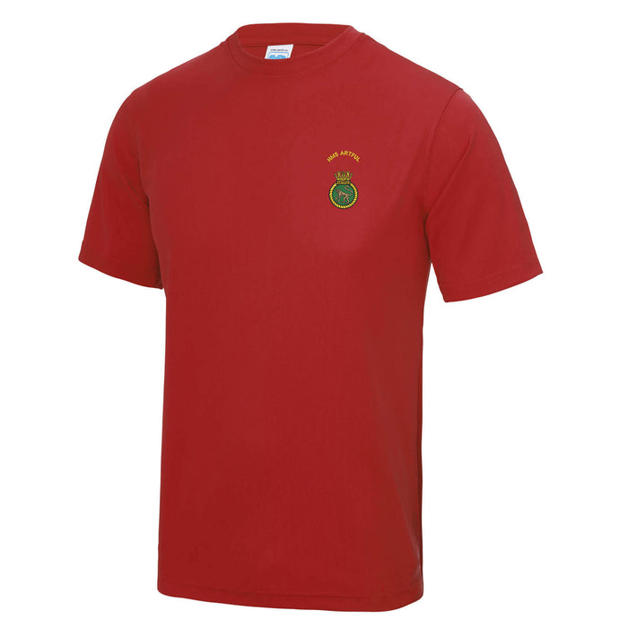HMS Artful Polyester T-Shirt