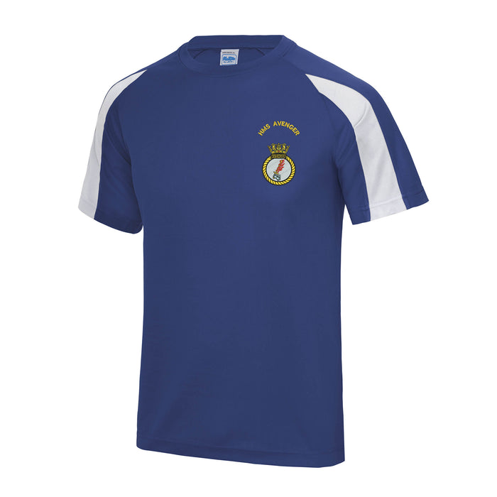 HMS Avenger Contrast Polyester T-Shirt