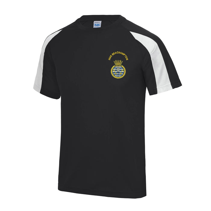 HMS Beachampton Contrast Polyester T-Shirt