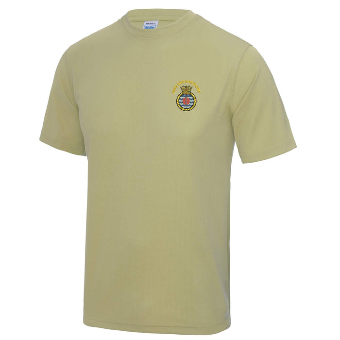 HMS Broadsword Polyester T-Shirt