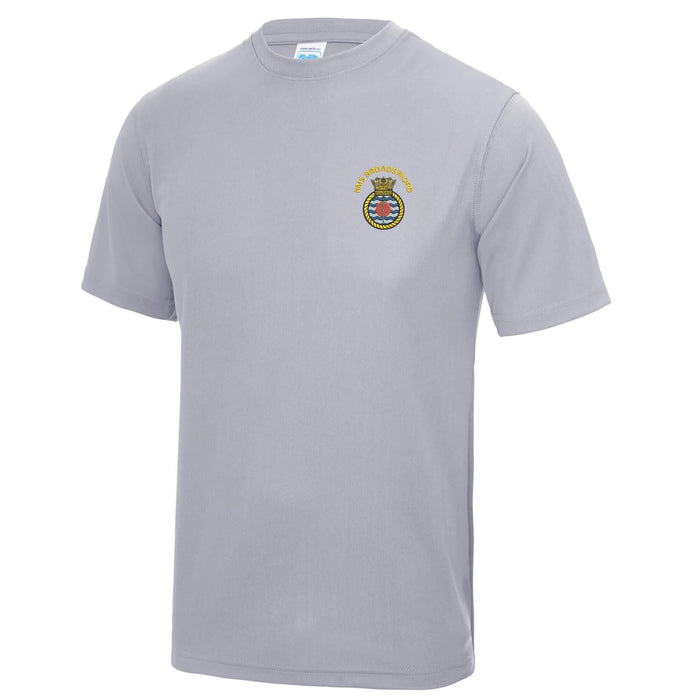 HMS Broadsword Polyester T-Shirt