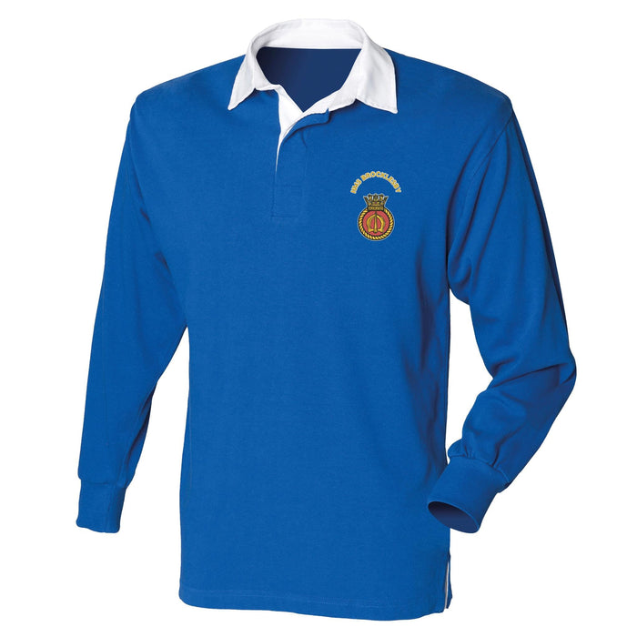 HMS Brocklesby Long Sleeve Rugby Shirt