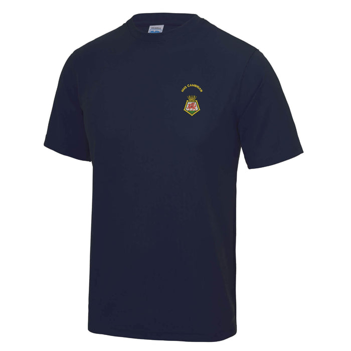HMS Cambrian Polyester T-Shirt