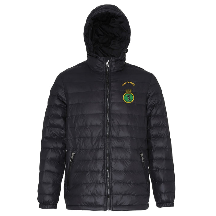 HMS Caprice Hooded Contrast Padded Jacket