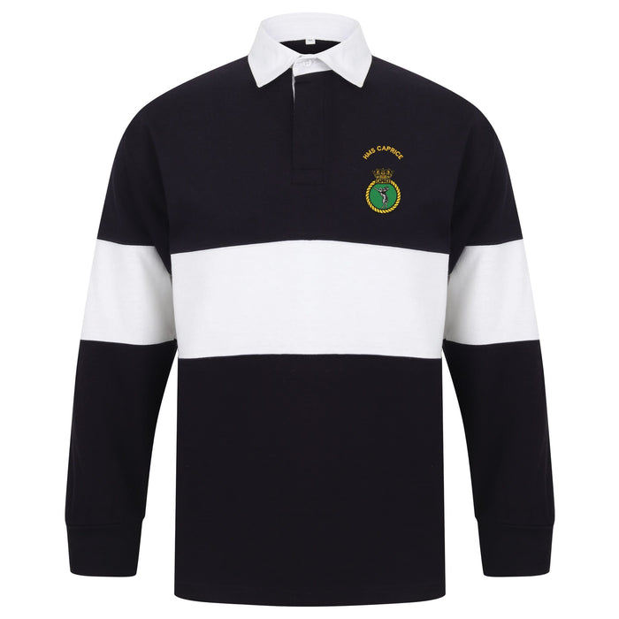 HMS Caprice Long Sleeve Panelled Rugby Shirt