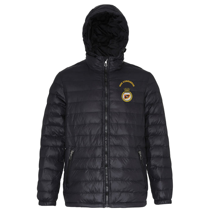 HMS Conqueror Hooded Contrast Padded Jacket