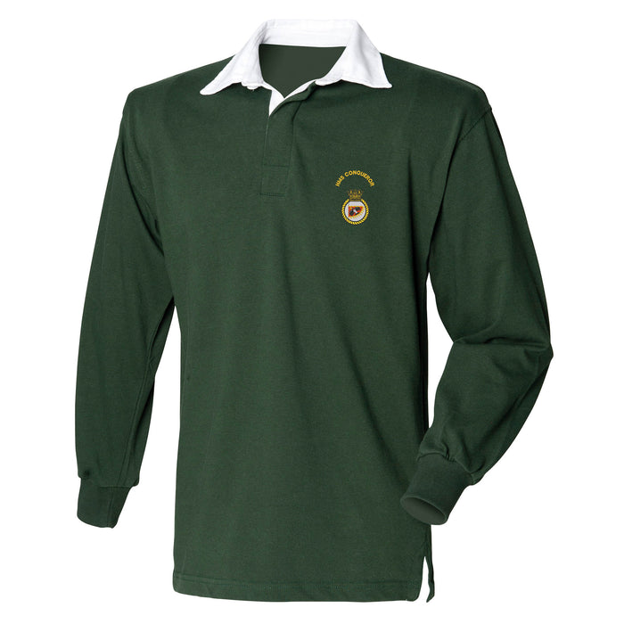 HMS Conqueror Long Sleeve Rugby Shirt