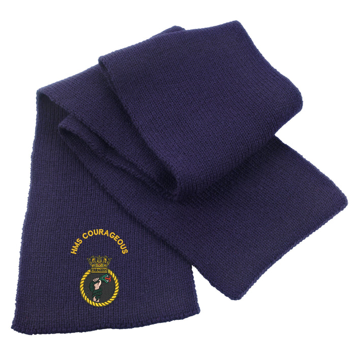 HMS Courageous Heavy Knit Scarf