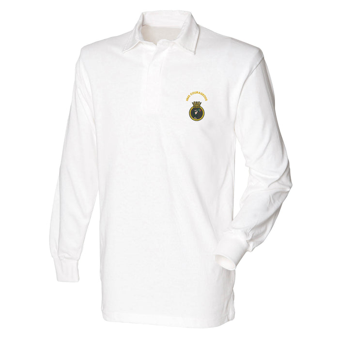 HMS Courageous Long Sleeve Rugby Shirt