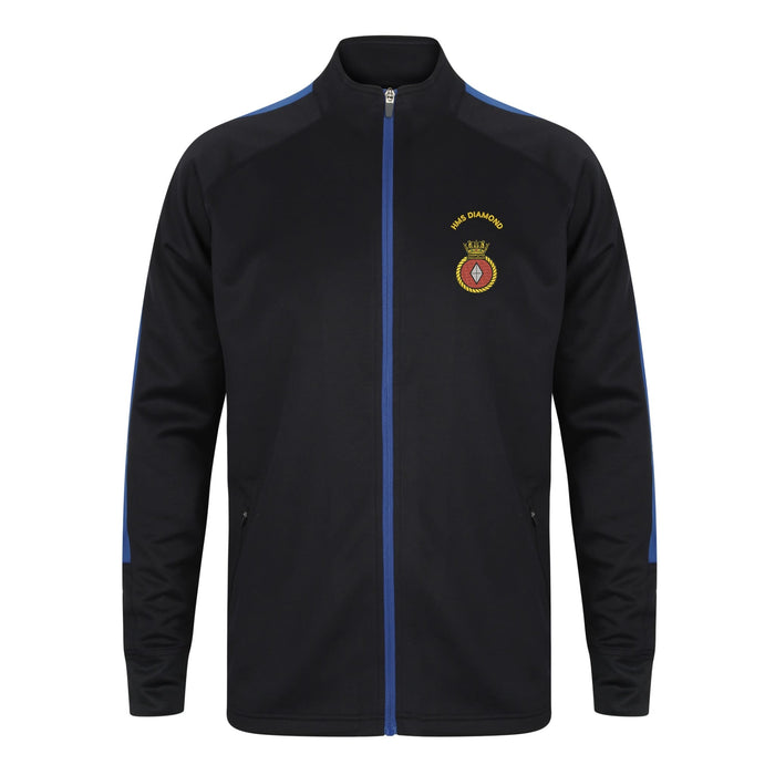 HMS Diamond Knitted Tracksuit Top