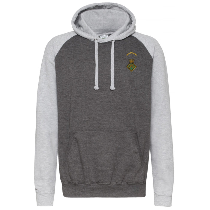 HMS Dolphin Contrast Hoodie