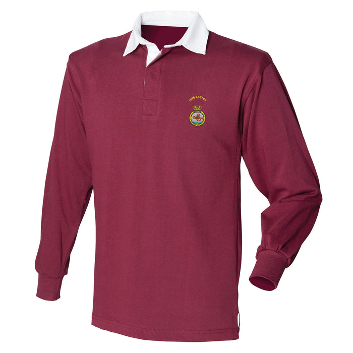HMS Exeter Long Sleeve Rugby Shirt
