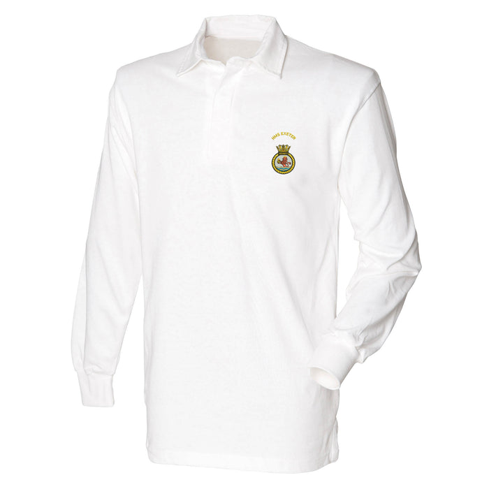 HMS Exeter Long Sleeve Rugby Shirt