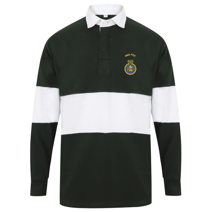 HMS Fox Long Sleeve Panelled Rugby Shirt
