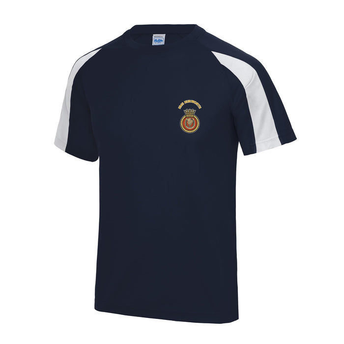 HMS Hurworth Contrast Polyester T-Shirt