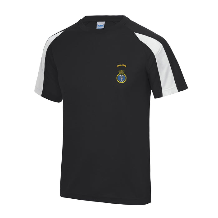 HMS Juno Contrast Polyester T-Shirt