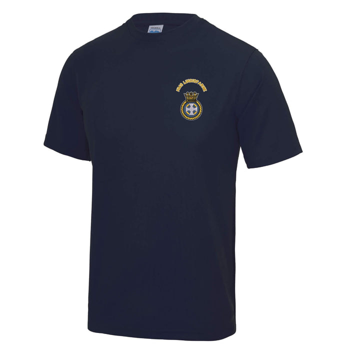 HMS Lindisfarne Polyester T-Shirt