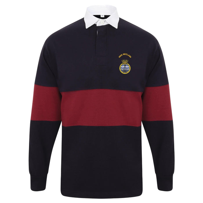 HMS Reclaim Long Sleeve Panelled Rugby Shirt