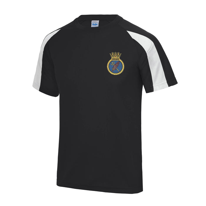 HMS Relentless Contrast Polyester T-Shirt