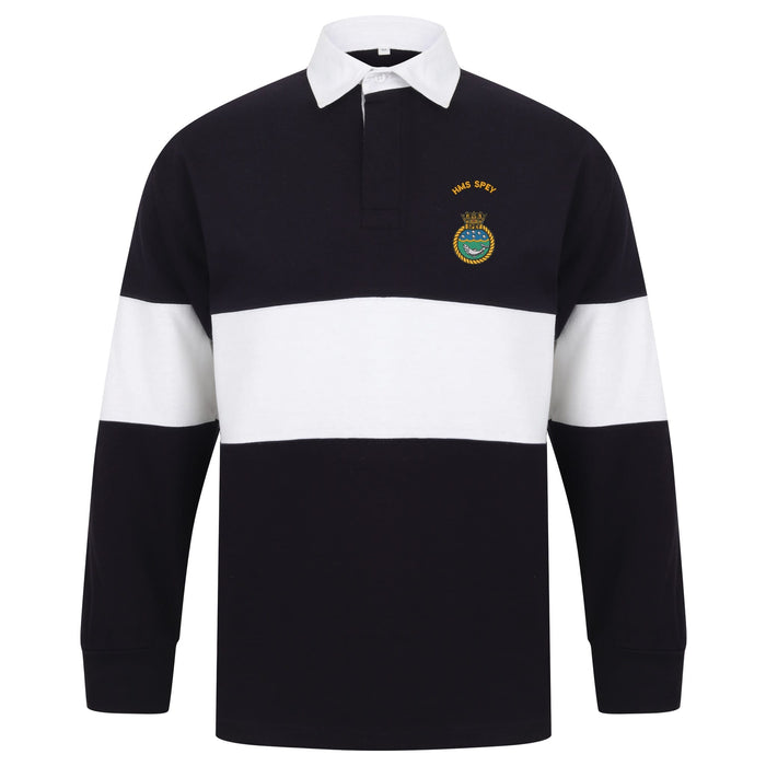 HMS Spey Long Sleeve Panelled Rugby Shirt