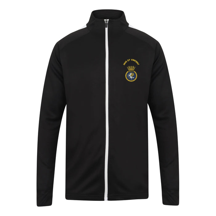 HMS St Vincent Knitted Tracksuit Top