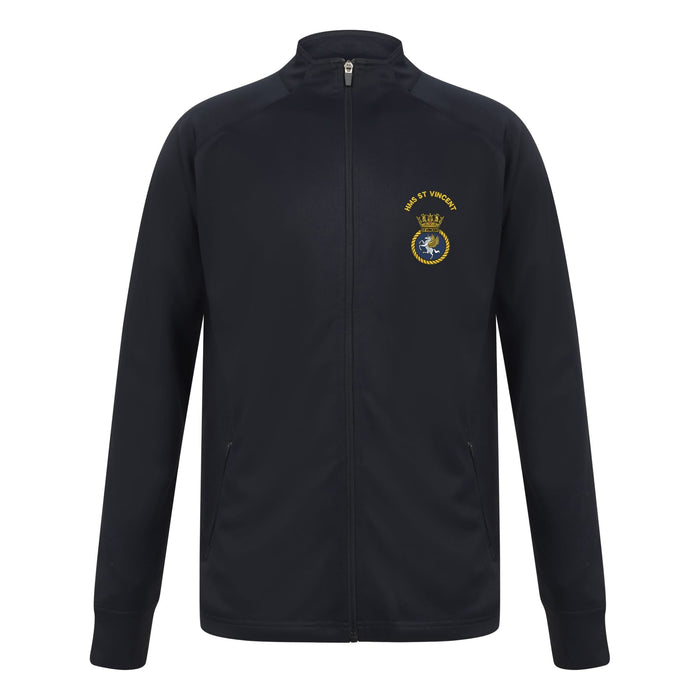 HMS St Vincent Knitted Tracksuit Top