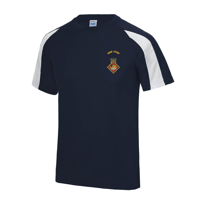 HMS Vivid Contrast Polyester T-Shirt