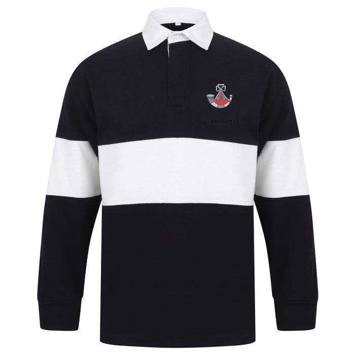 Light Infantry Long Sleeve Panelled Rugby Shirt