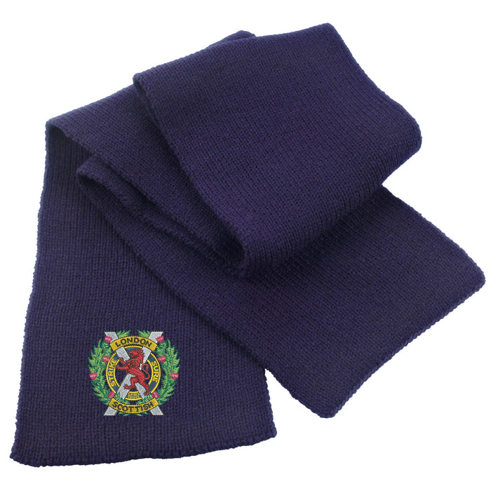 London Scottish Regiment Heavy Knit Scarf
