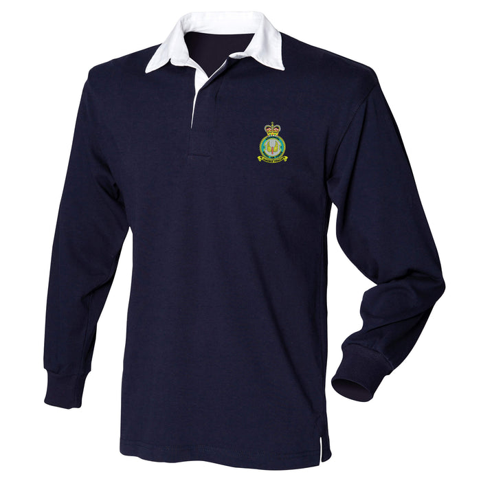 No 1 Squadron RAF Long Sleeve Rugby Shirt