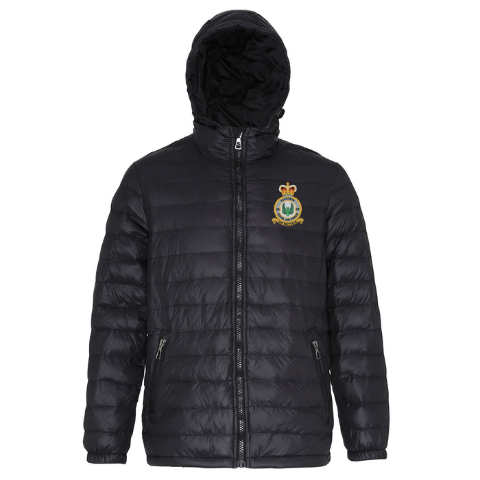 No 39 Squadron RAF Hooded Contrast Padded Jacket