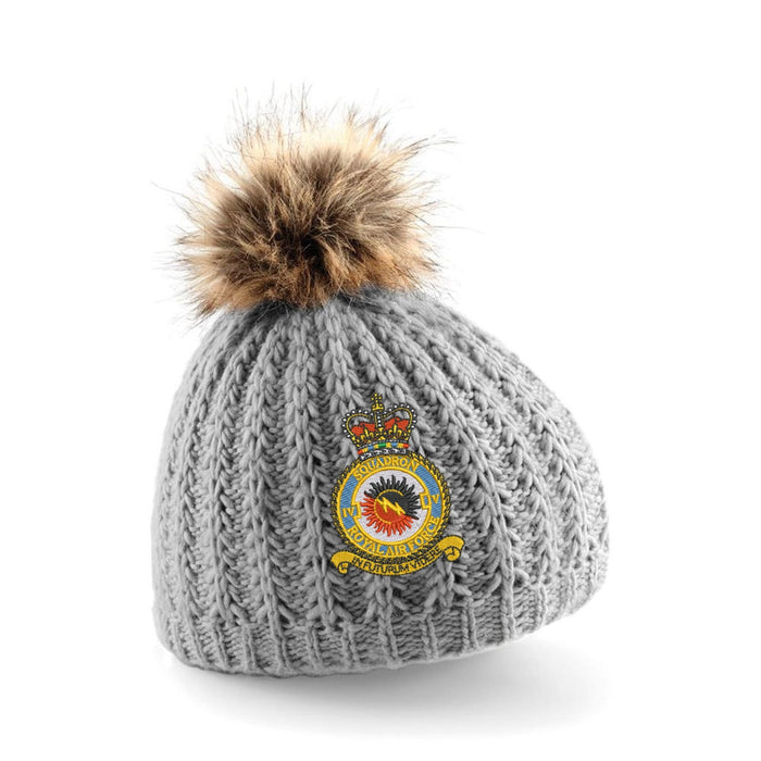 No 4 Squadron RAF Pom Pom Beanie Hat