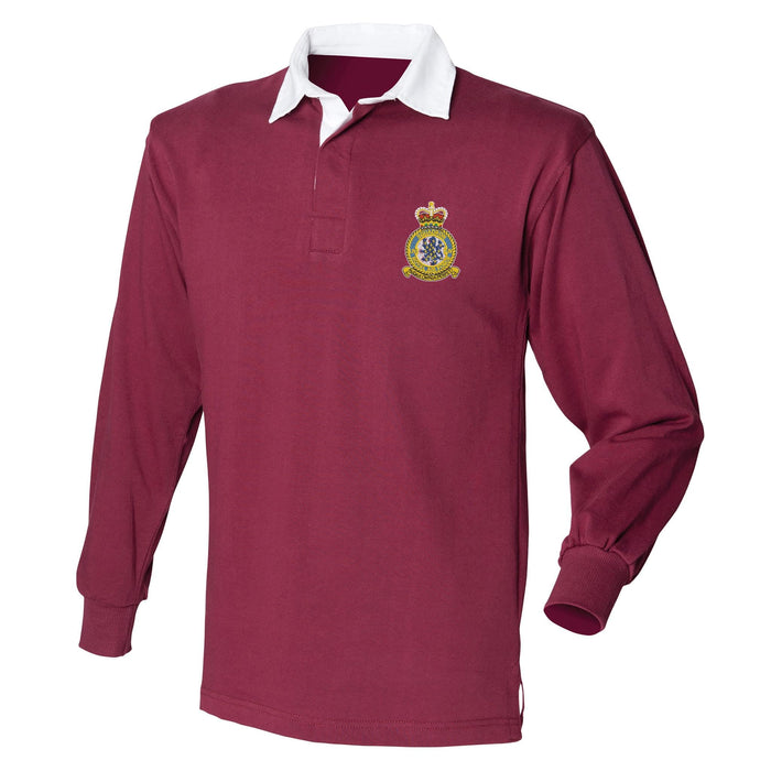 No 54 Squadron RAF Long Sleeve Rugby Shirt