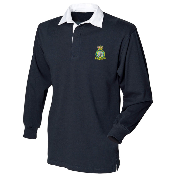No 8 Squadron RAF Regiment Long Sleeve Rugby Shirt