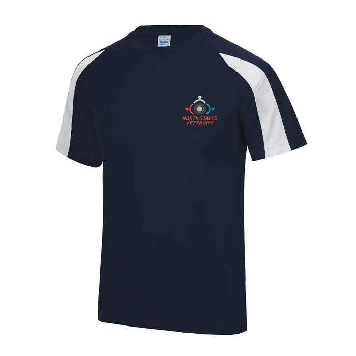 North Staffs Veterans Contrast Polyester T-Shirt