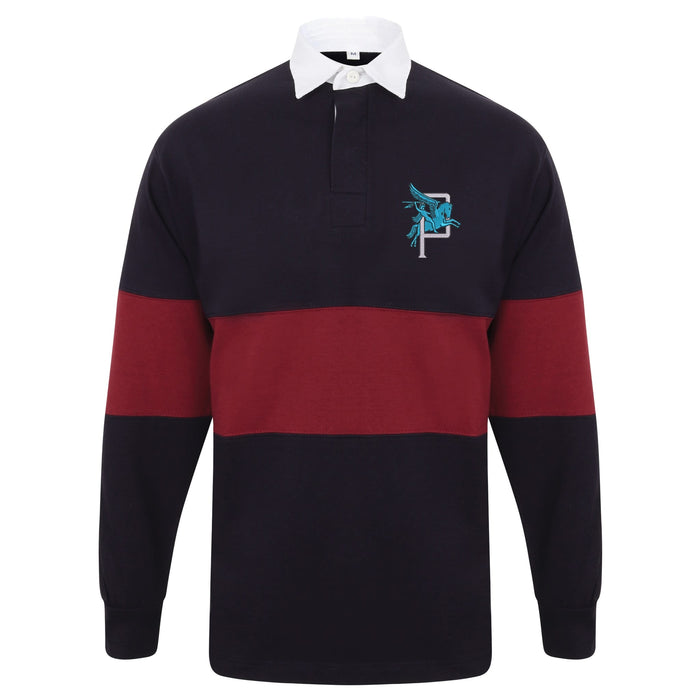 Pegasus Company (P Coy) Long Sleeve Panelled Rugby Shirt
