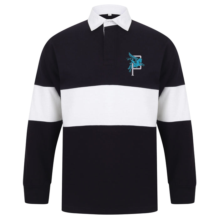 Pegasus Company (P Coy) Long Sleeve Panelled Rugby Shirt