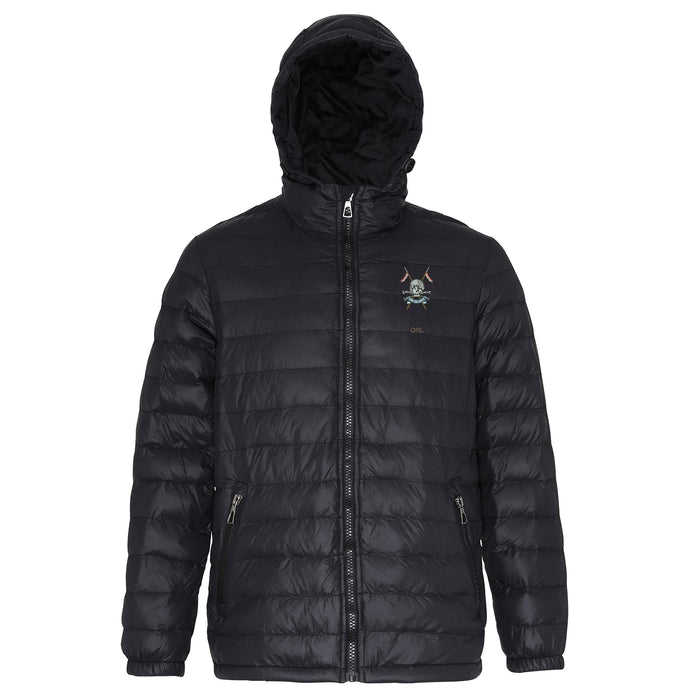 Queens Royal Lancers Hooded Contrast Padded Jacket